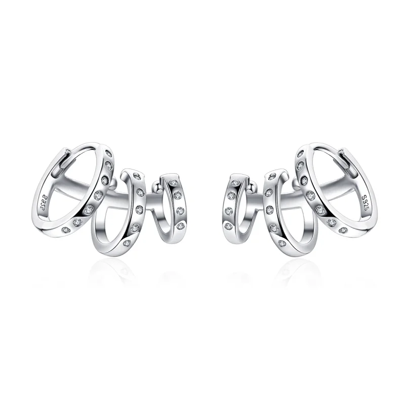 (image for) Pandora Style Punk Girl Ear clip - BSE085 - Product Image