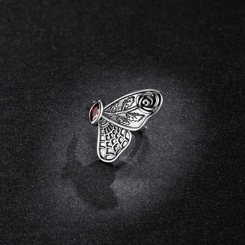 (image for) Pandora Style Retro Butterfly Ear clip - BSE533 - View 5