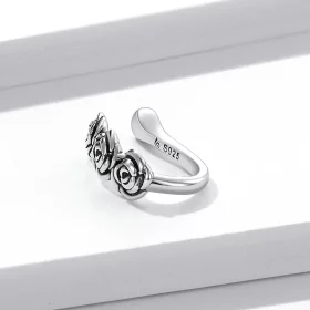 Pandora Style Retro Rose Ear clip - BSE582 Pandora Style Retro Rose Ear clip - BSE582