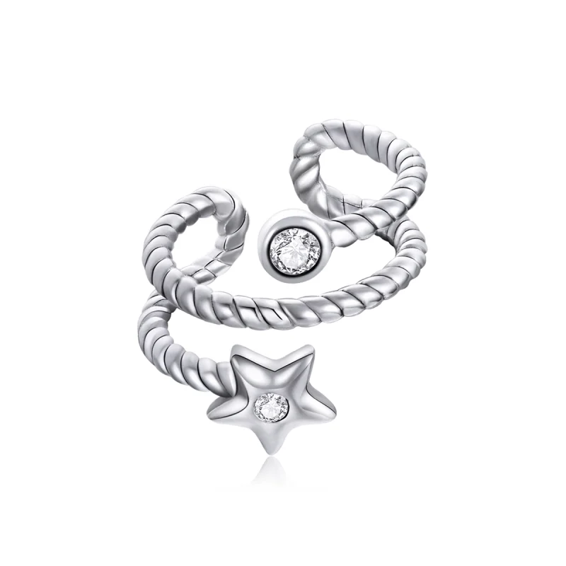 (image for) Pandora Style Star Ear clip - SCE1135 - Product Image