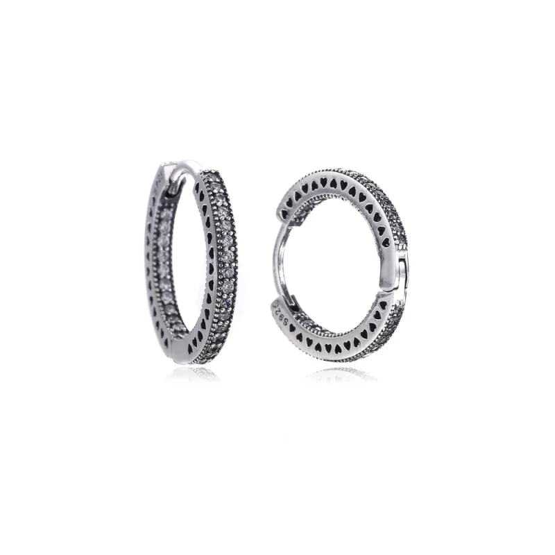 (image for) Hearts of PANDORA Earrings - 286318CZA - Product Image