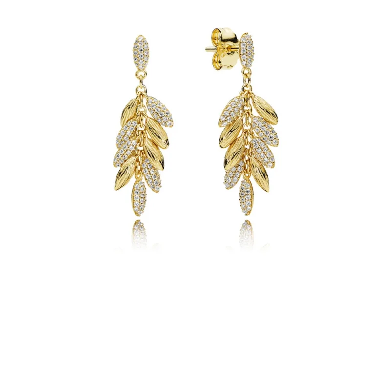 (image for) Limited Edition Floating Grains Earrings, PANDORA Shine™ & Clear CZ - 267674CZ - Product Image