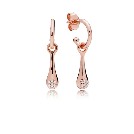 Modern LovePods™ Earrings, PANDORA Rose™ & Clear CZ - 287357CZ Modern LovePods™ Earrings, PANDORA Rose™ & Clear CZ - 287357CZ