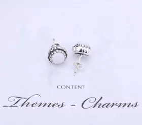 PANDORA April Birthstone Stud Earrings - 290543BK PANDORA April Birthstone Stud Earrings - 290543BK