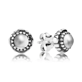 PANDORA April Birthstone Stud Earrings - 290543BK
