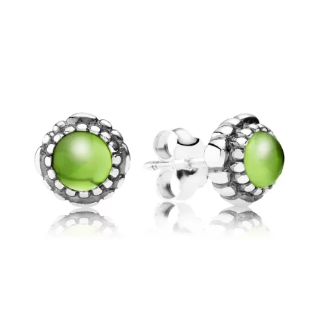 PANDORA August Birthstone Stud Earrings - 290543PE