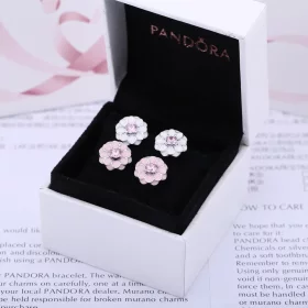 PANDORA Blooming Dahlia Stud Earrings - 290687NBP PANDORA Blooming Dahlia Stud Earrings - 290687NBP