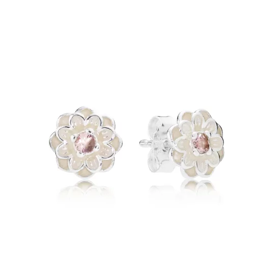 PANDORA Blooming Dahlia Stud Earrings - 290687NBP