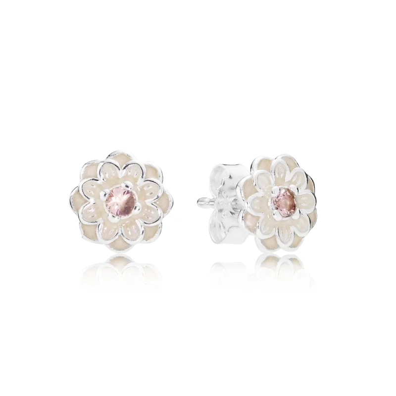(image for) PANDORA Blooming Dahlia Stud Earrings - 290687NBP - Product Image