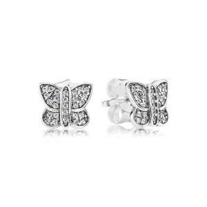 (image for) PANDORA Butterfly Silver Stud Earrings - 290571cz
