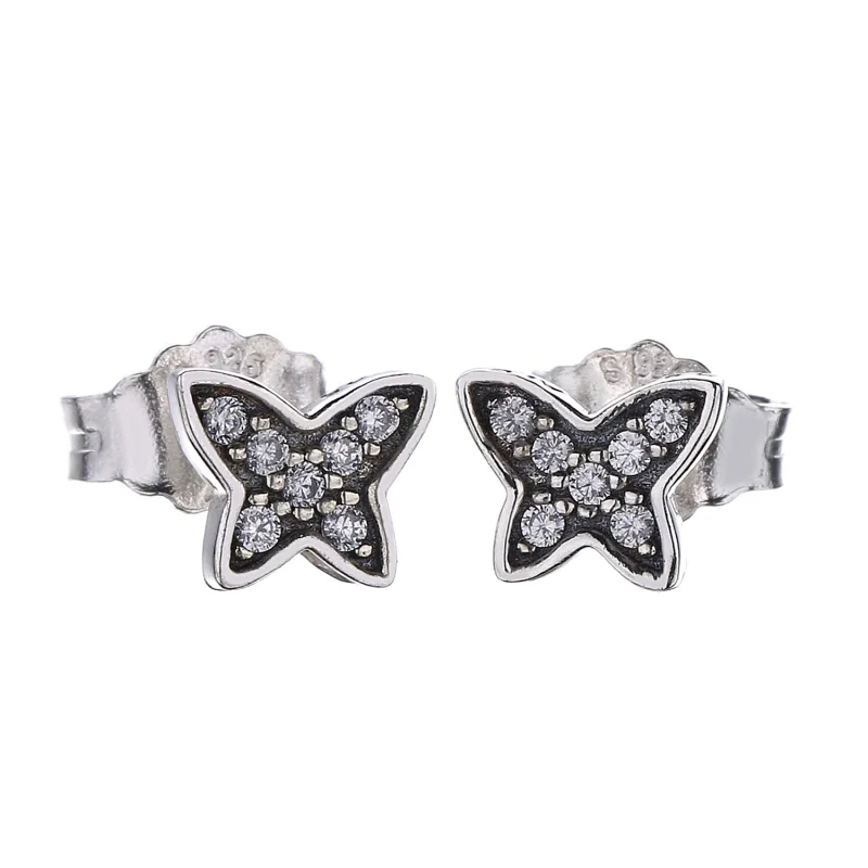(image for) PANDORA Butterfly Stud Earrings - 0RWFCrTC - Product Image