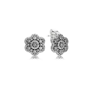 (image for) PANDORA Crystallised Floral Studs Earrings - 290732CZ