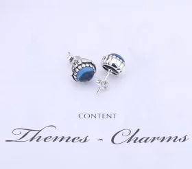PANDORA December Birthstone Stud Earrings - 290543TQ PANDORA December Birthstone Stud Earrings - 290543TQ