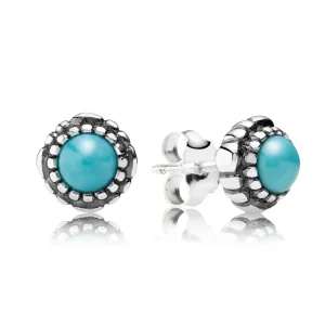 (image for) PANDORA December Birthstone Stud Earrings - 290543TQ