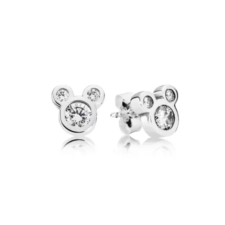 PANDORA Disney Mickey Silver Stud Earrings - 290577CZ PANDORA Disney Mickey Silver Stud Earrings - 290577CZ