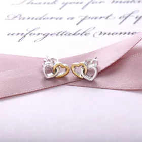 PANDORA Entwined Hearts Stud Earrings - 290567 PANDORA Entwined Hearts Stud Earrings - 290567