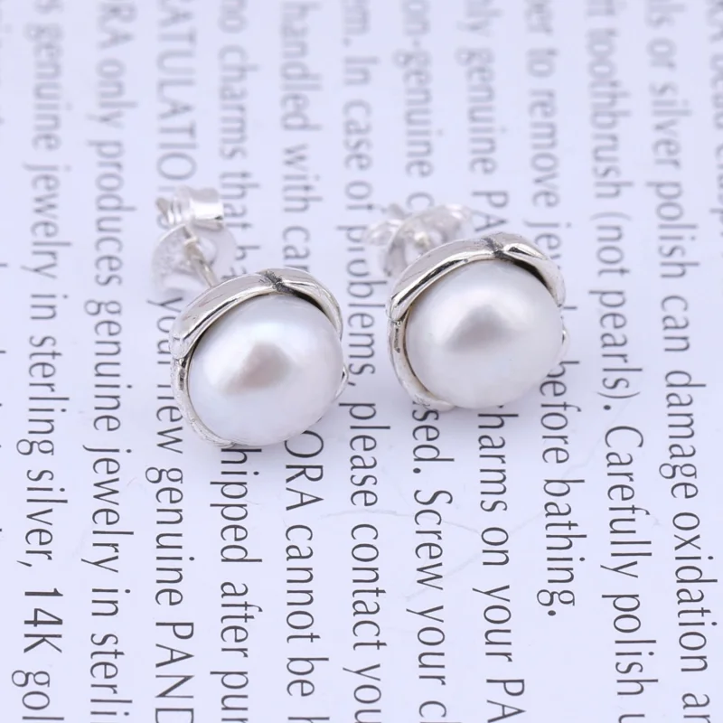 (image for) PANDORA Flower Studs Earrings - 290157GP - View 2