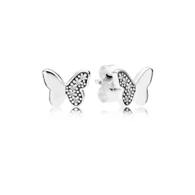 PANDORA Fluttering Butterflies Stud Earrings - 290693CZ PANDORA Fluttering Butterflies Stud Earrings - 290693CZ