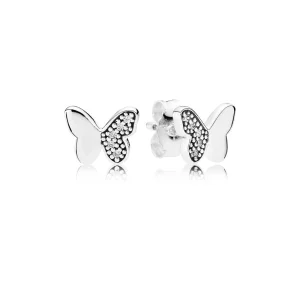 (image for) PANDORA Fluttering Butterflies Stud Earrings - 290693CZ