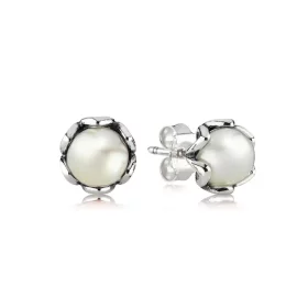 PANDORA Grand Pearl Stud Earrings - 290533P PANDORA Grand Pearl Stud Earrings - 290533P
