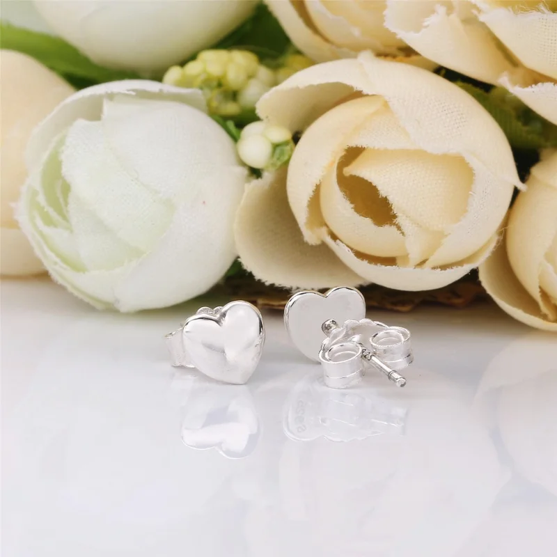(image for) PANDORA Hearts Stud Earrings - 290550 - View 3