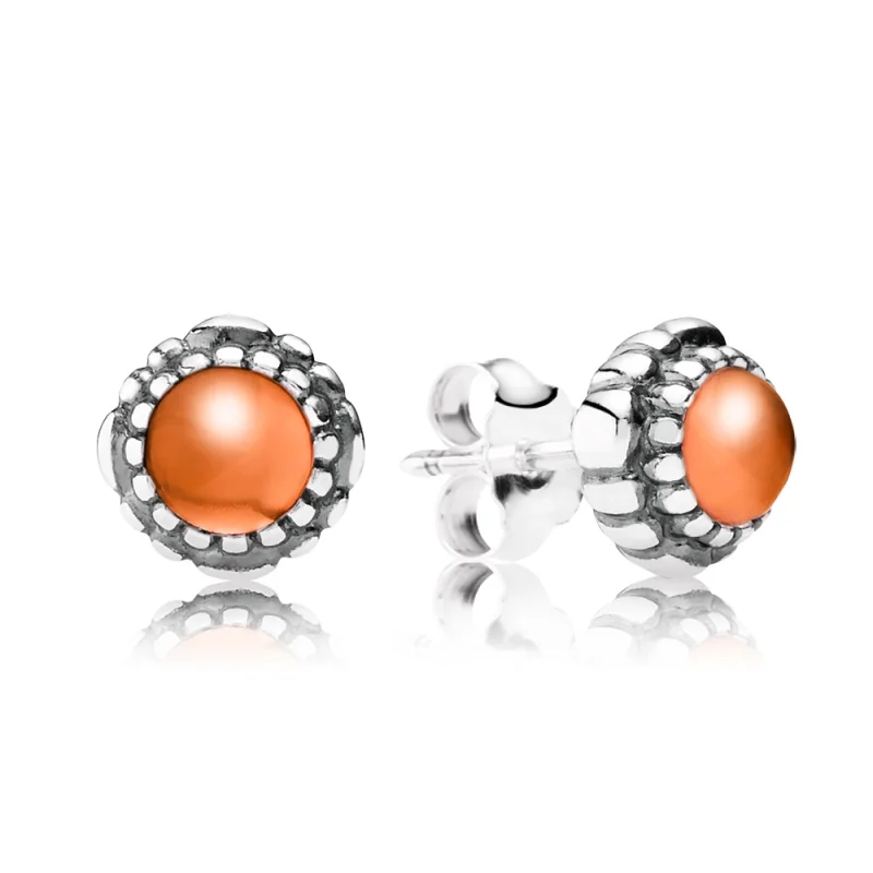 (image for) PANDORA July Birthstone Stud Earrings - 290543CAR - Product Image