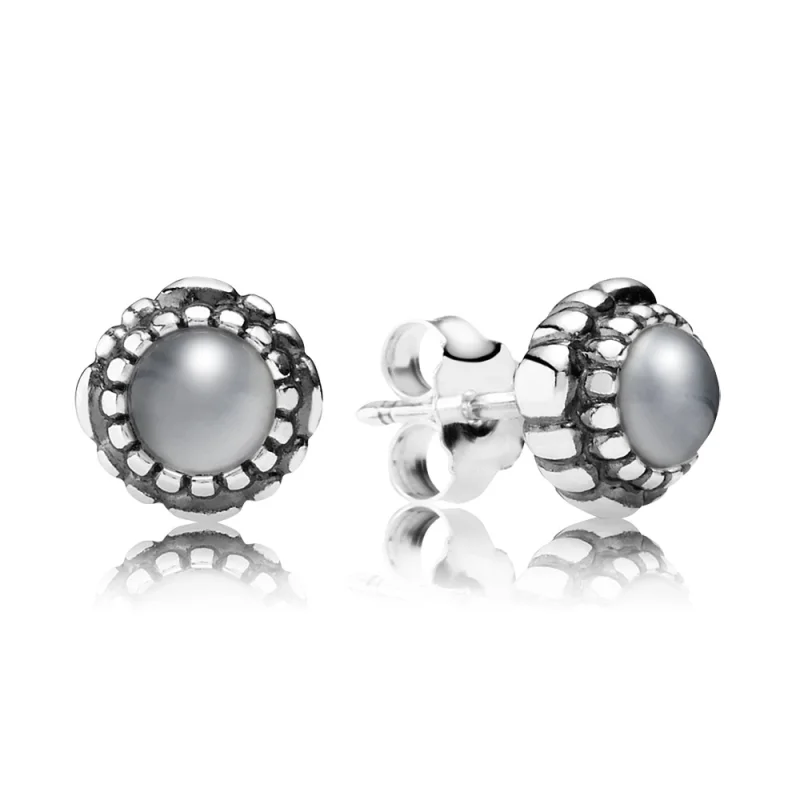 (image for) PANDORA June Birthstone Stud Earrings - 290543MSG - Product Image