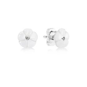 PANDORA Luminous Florals Stud Earrings - 290698MOP PANDORA Luminous Florals Stud Earrings - 290698MOP