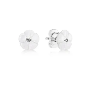 (image for) PANDORA Luminous Florals Stud Earrings - 290698MOP