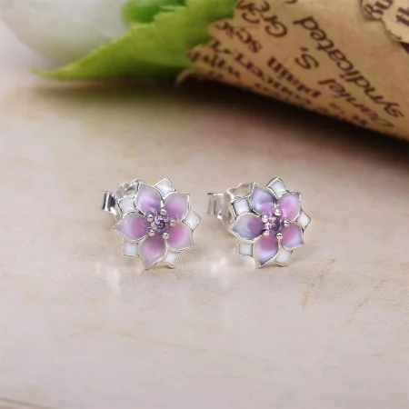 PANDORA Magnolia Bloom Stud Earrings - 290739PCZ