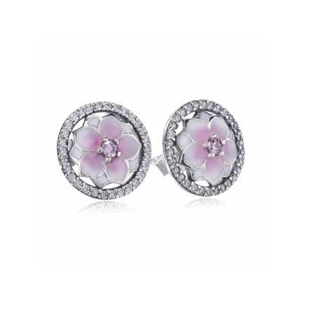PANDORA Magnolia Bloom Studs Earrings - PT0076-1 PANDORA Magnolia Bloom Studs Earrings - PT0076-1