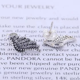 PANDORA Majestic Feathers Stud Earrings - 290581CZ PANDORA Majestic Feathers Stud Earrings - 290581CZ