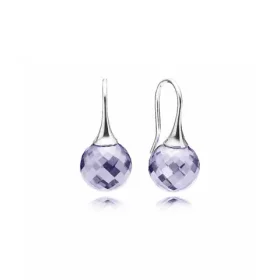 PANDORA Morning Dew, Lavender Cz Earrings - 290552LCZ PANDORA Morning Dew, Lavender Cz Earrings - 290552LCZ