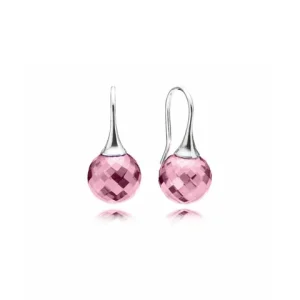(image for) PANDORA Morning Dew, Pink Cz Earrings - 290552PCZ