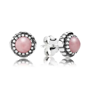 (image for) PANDORA October Birthstone Stud Earrings - 290543POP