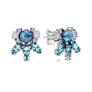 PANDORA Patterns of Frost with Multi-Colored Crystal Stud Earrings - 290731NMBMX (image for) PANDORA Patterns of Frost with Multi-Colored Crystal Stud Earrings - 290731NMBMX