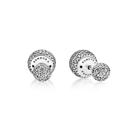 PANDORA Pavé Drops, Clear CZ Stud Earrings - 290737CZ