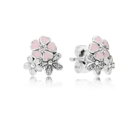 PANDORA Poetic Blooms Stud Earrings - 290686ENMX PANDORA Poetic Blooms Stud Earrings - 290686ENMX