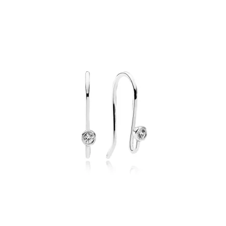 PANDORA Post Earrings, Clear CZ - 290677CZ PANDORA Post Earrings, Clear CZ - 290677CZ