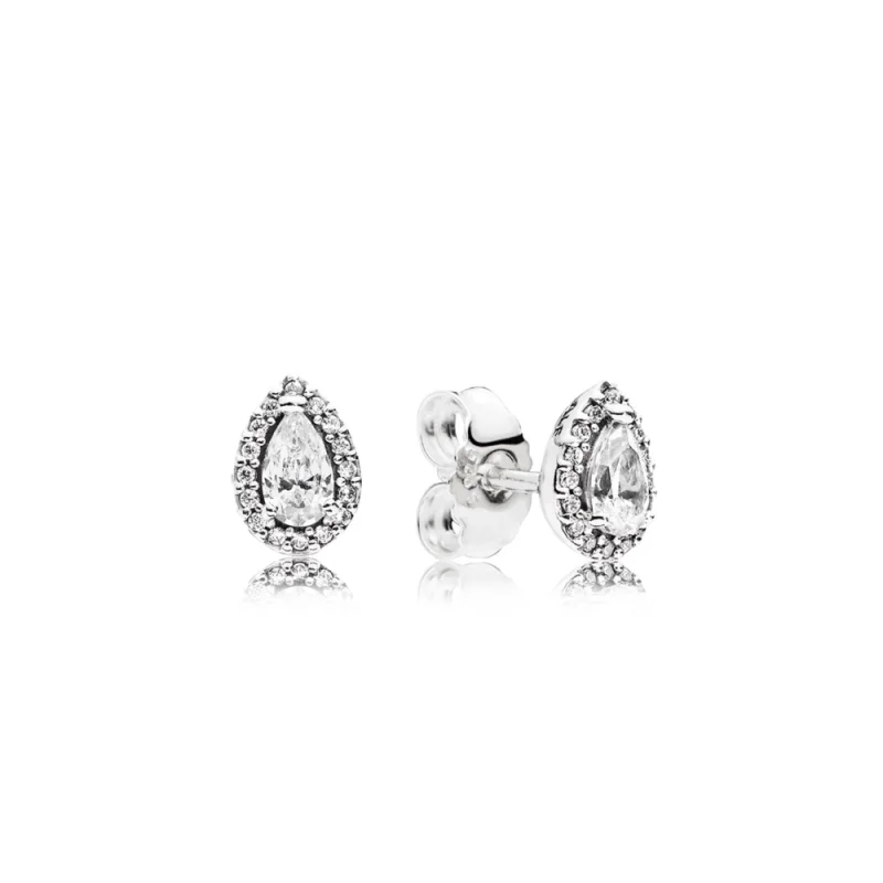 (image for) PANDORA Radiant Teardrops Clear CZ Stud Earrings - 296252CZ - Product Image