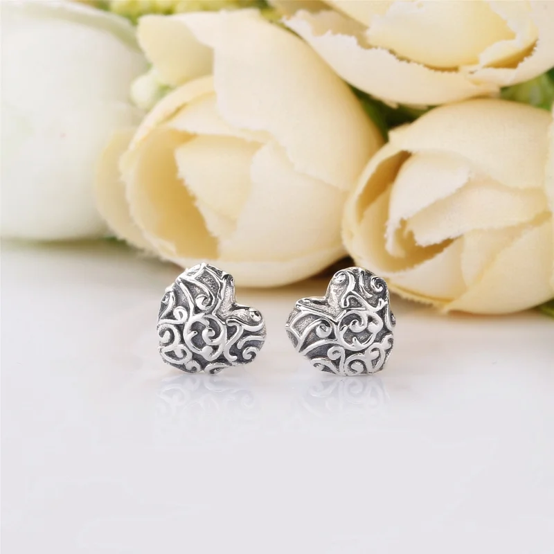 (image for) PANDORA Regal Hearts Earrings - 297693 - View 2