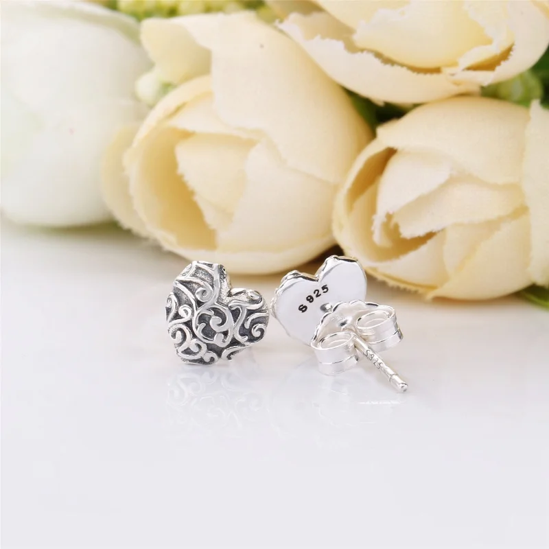 (image for) PANDORA Regal Hearts Earrings - 297693 - View 3