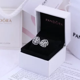 PANDORA Shimmering Roses Stud Earrings - 290575CZ PANDORA Shimmering Roses Stud Earrings - 290575CZ