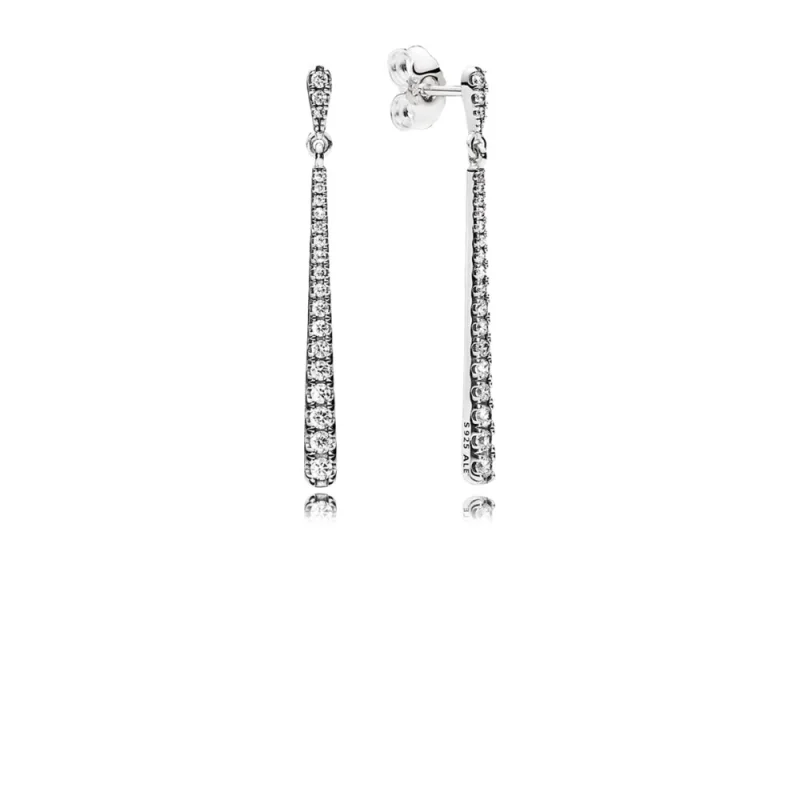 (image for) PANDORA Shooting Stars Dangle Earrings, Clear CZ - 296351CZ - Product Image