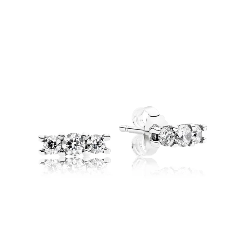 (image for) PANDORA Sparkling Elegance with Clear CZ Stud Earrings - 290725CZ - Product Image