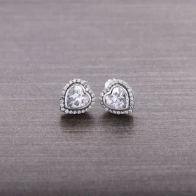 PANDORA Sparkling Hearts Stud Earrings - 290568CZ PANDORA Sparkling Hearts Stud Earrings - 290568CZ