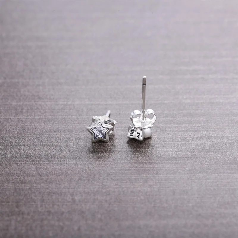 (image for) PANDORA Star Shine Stud Earrings - 290597CZ - View 3