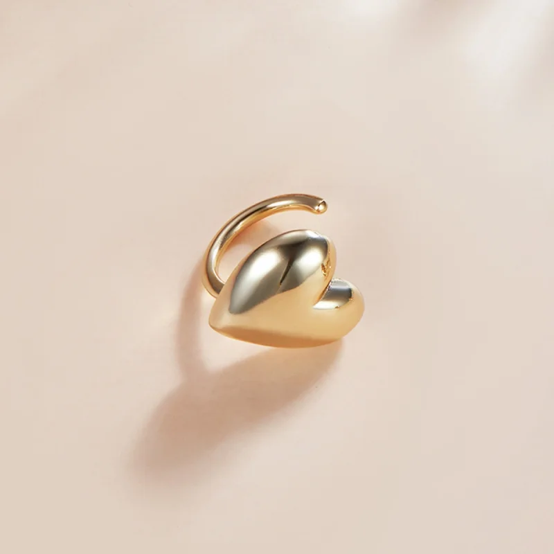 (image for) Pandora Style 18ct Gold Plated Mysterious Spain Love Stud Earrings - SCE1153 - View 2