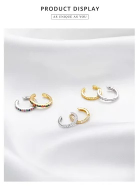 Pandora Style 18ct Gold Plated Simple Ear clip - SCE996-B