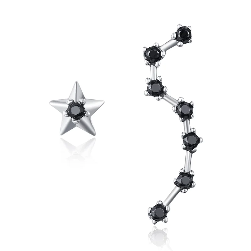 (image for) Pandora Style Silver Big Dipper Stud Earrings - SCE166 - Product Image